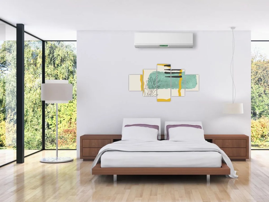 Obraz - Arkusze abstrakcyjne N⁰2 (125x70 cm)
