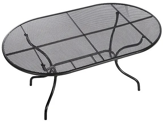 Metalowy zestaw ogrodowy CORINA IV. 1 + 6 Stół owalny 190x105 cm