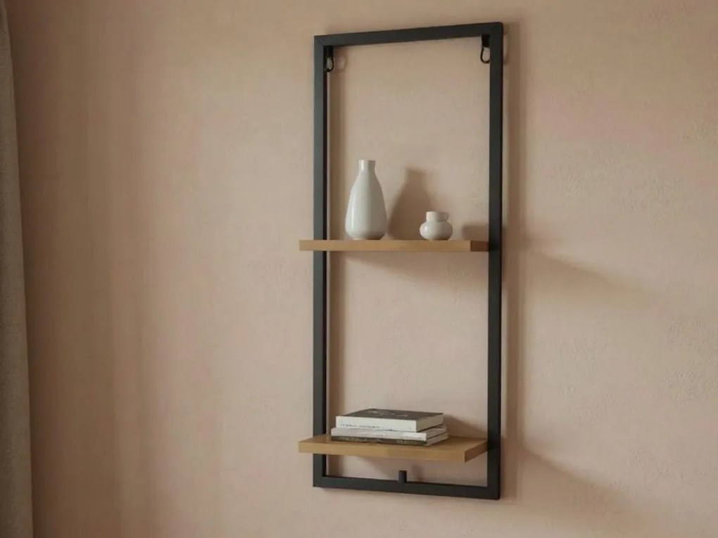 Metalowa półka ścienna TANDOR 20x55 cm