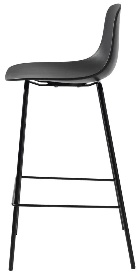 Czarny plastikowy hoker 92,5 cm Whitby – Unique Furniture