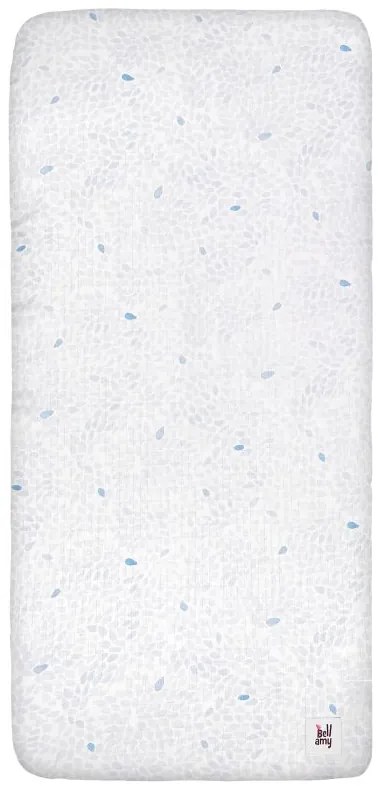 PrzytulneMieszkanie.pl Dziecięce muślinowe prześcieradło FLAKES 70 x 140 cm