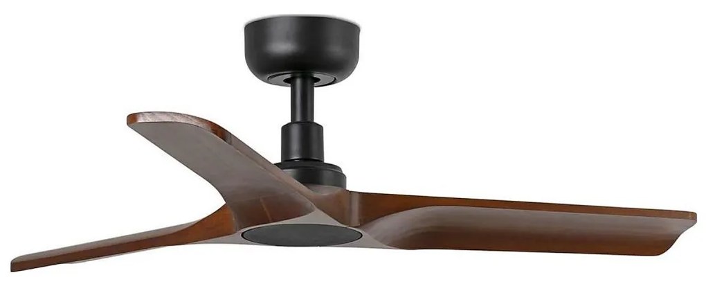 FARO 33806WT - Wentylator sufitowy HEYWOOD drewno/czarny pr. 90 cm WT + DO