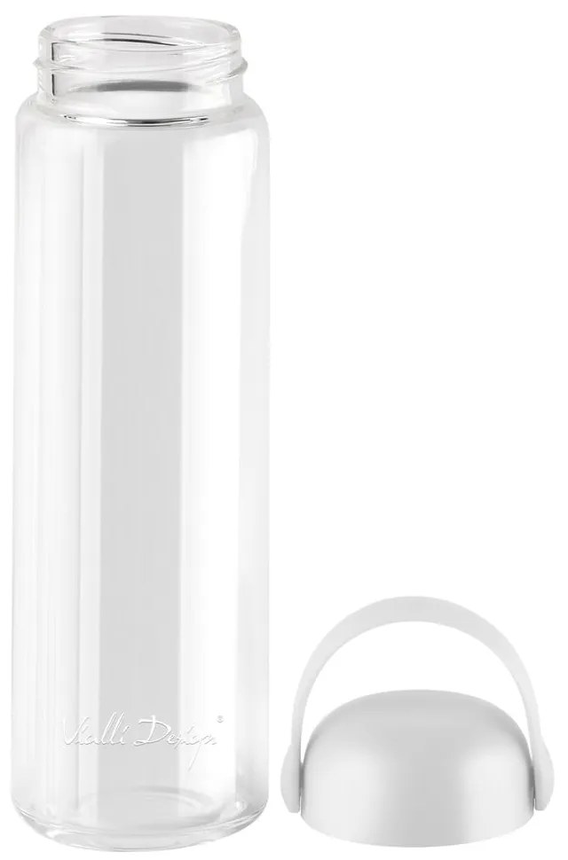 Biała szklana butelka 540 ml Fuori – Vialli Design