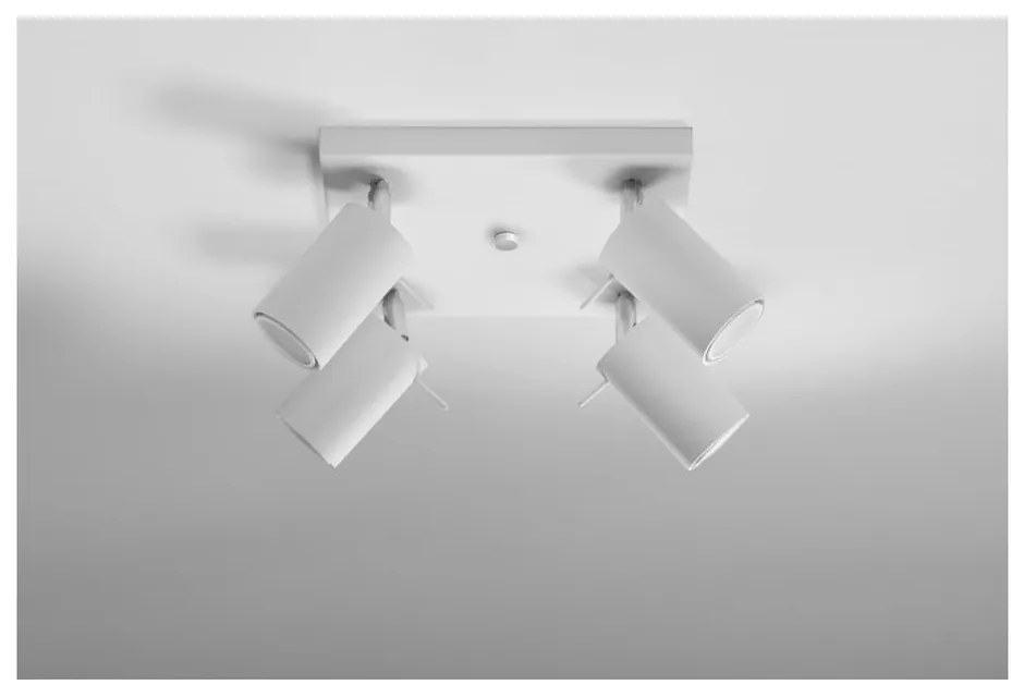Biała lampa sufitowa Sollux Etna 4