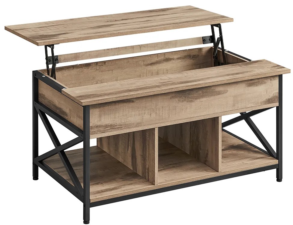 Stolik kawowy TAYLOR SONOMA z wysuwaną płytą 100x60 cm