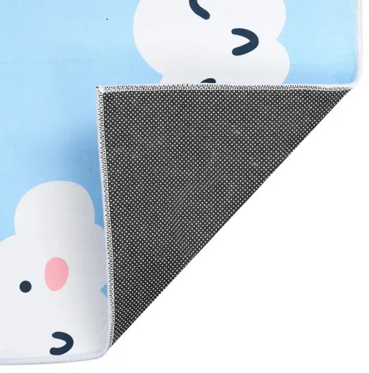 Niebieski dywan w chmurki 160 x 230 W6-G41