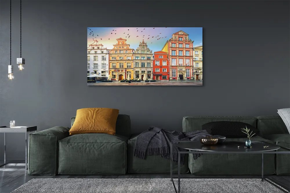 Fotoobraz na płótnie Kamienice Gdańskiego Starego Miasta