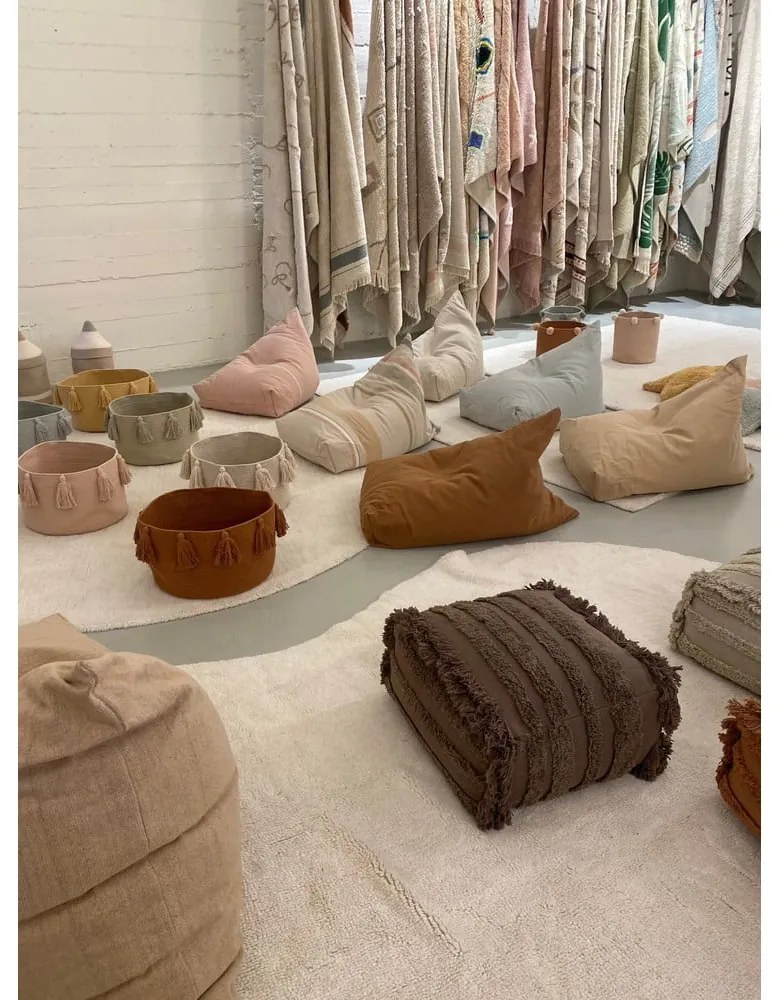 Dziecięcy worek do siedzenia w kolorze terakoty Cleo Toffee – Lorena Canals