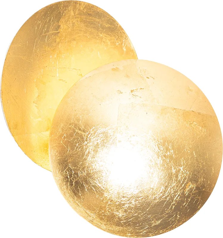 Inteligentna lampa ścienna złota z WiFi G9 - Sunrise