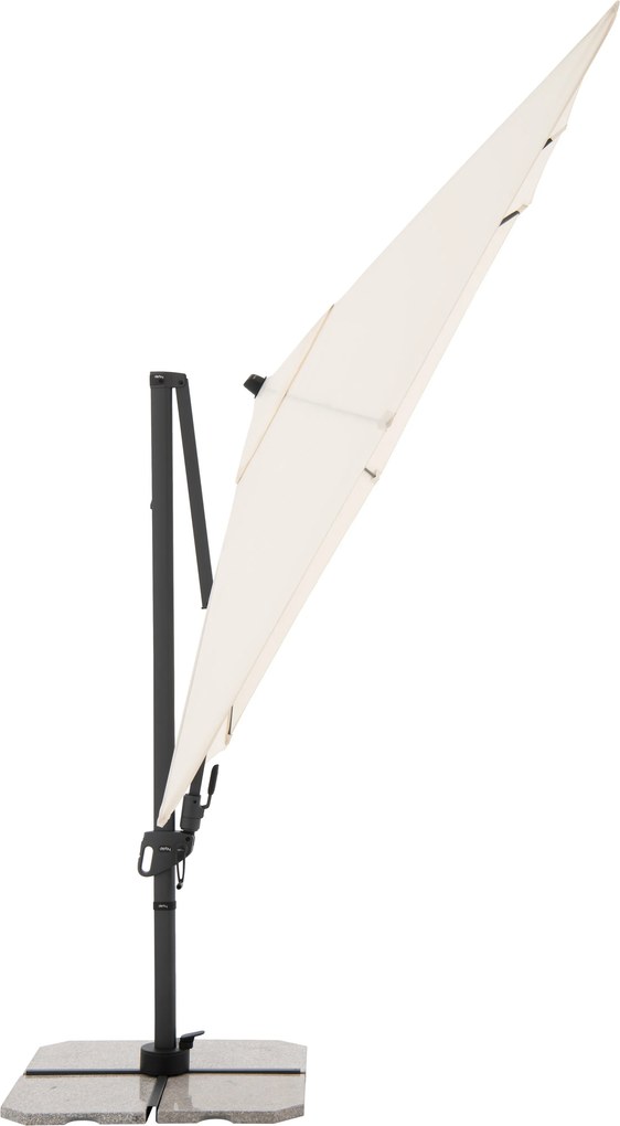 DERBY DX 280 x 280 cm – parasol ogrodowy z boczną nogą - Towar z drobną wadą (S332)