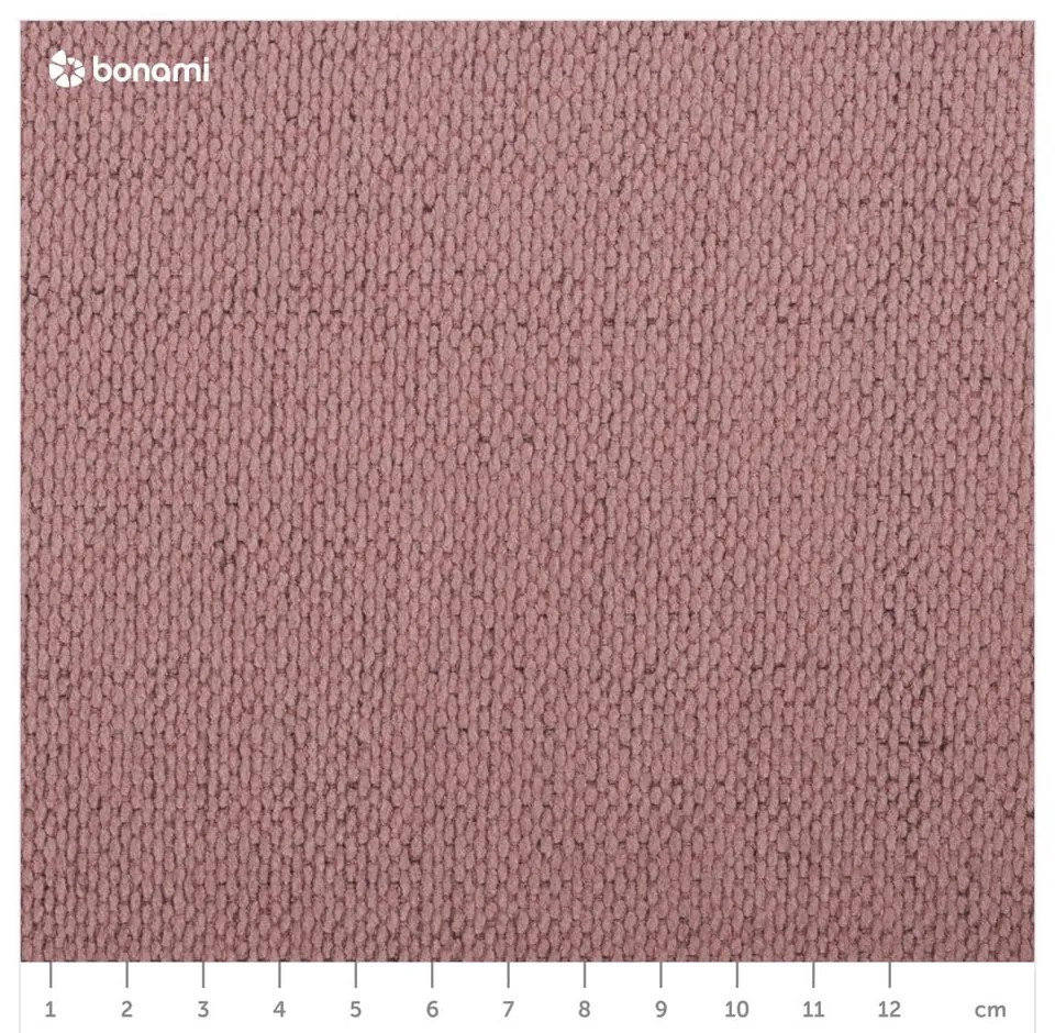 Różowe tapicerowane łóżko dwuosobowe ze schowkiem i stelażem 180x200 cm Lupine – Micadoni
