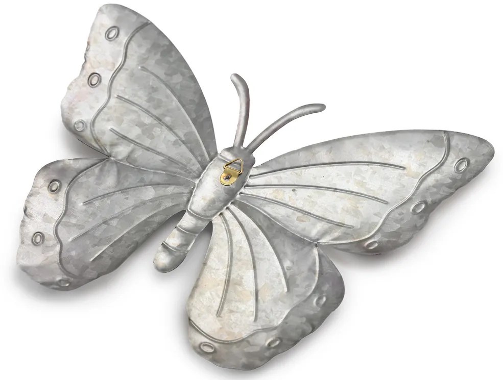 Metalowa dekoracja ścienna motyl BUTTERFLY 30 cm - różne kolory Kolor: Czerwony