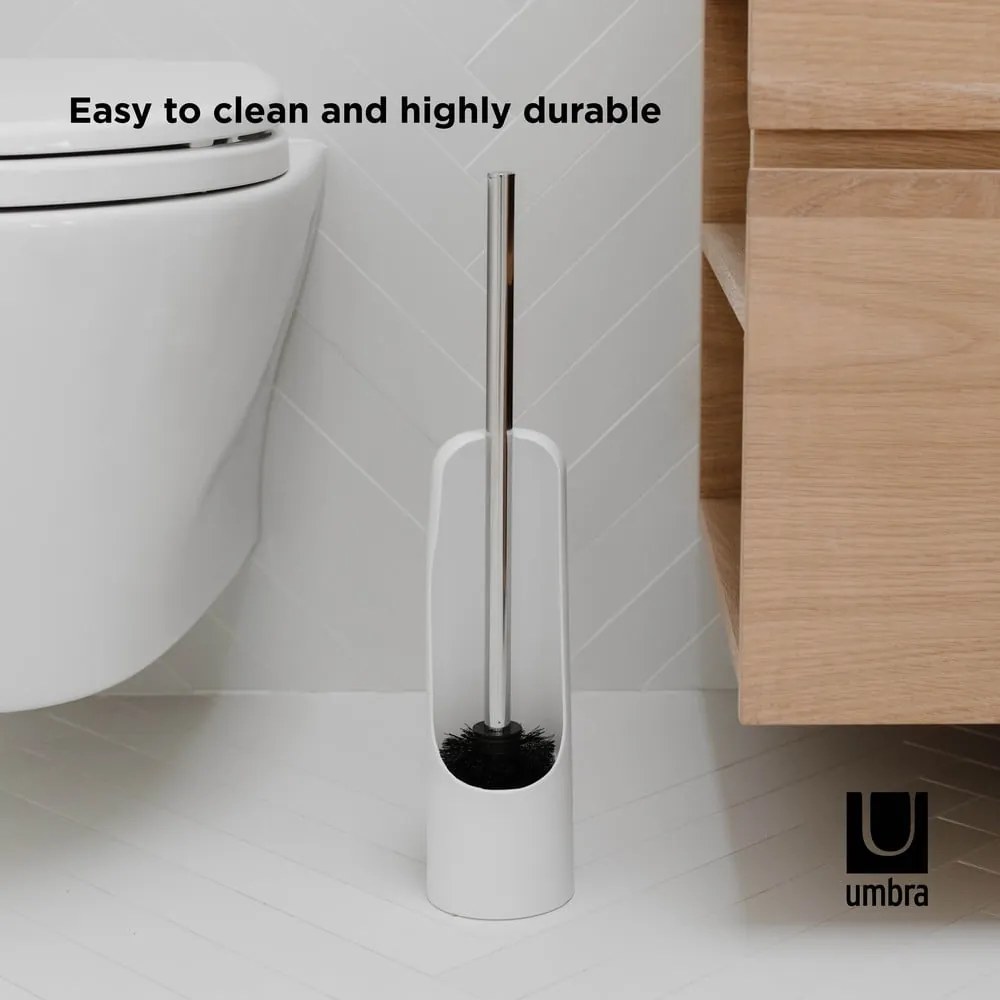 Biała plastikowa szczotka do WC Touch – Umbra