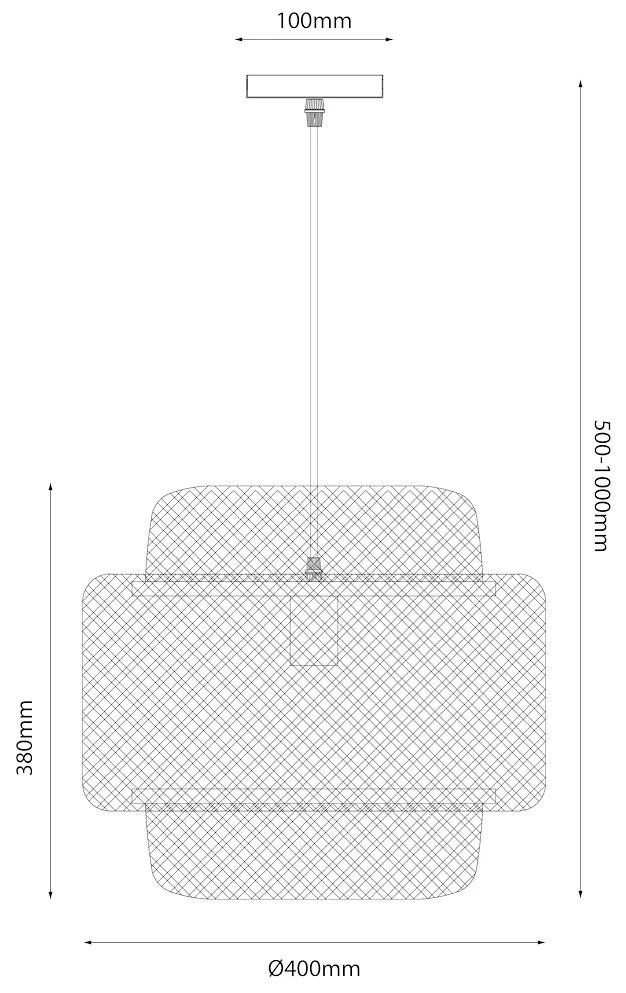 Lampa wisząca HESTIA 1xE27