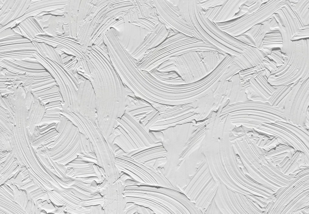 Fototapeta – Białe pociągnięcia pędzlem (196x136 cm)