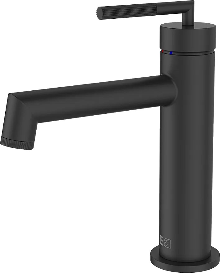 Portofino bateria umywalkowa niska czarna