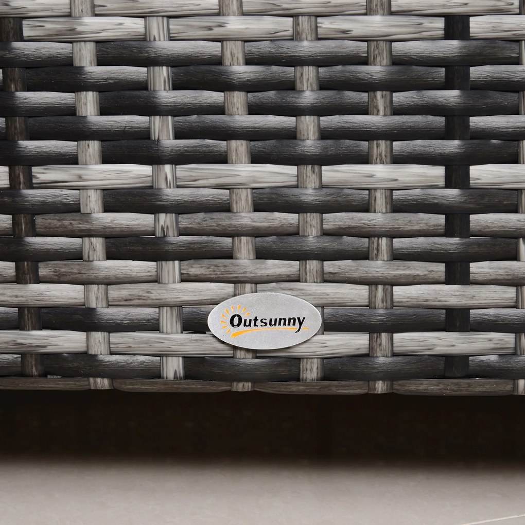 Outsunny stolik ogrodowy, 85 cm x 50 cm x 39 cm