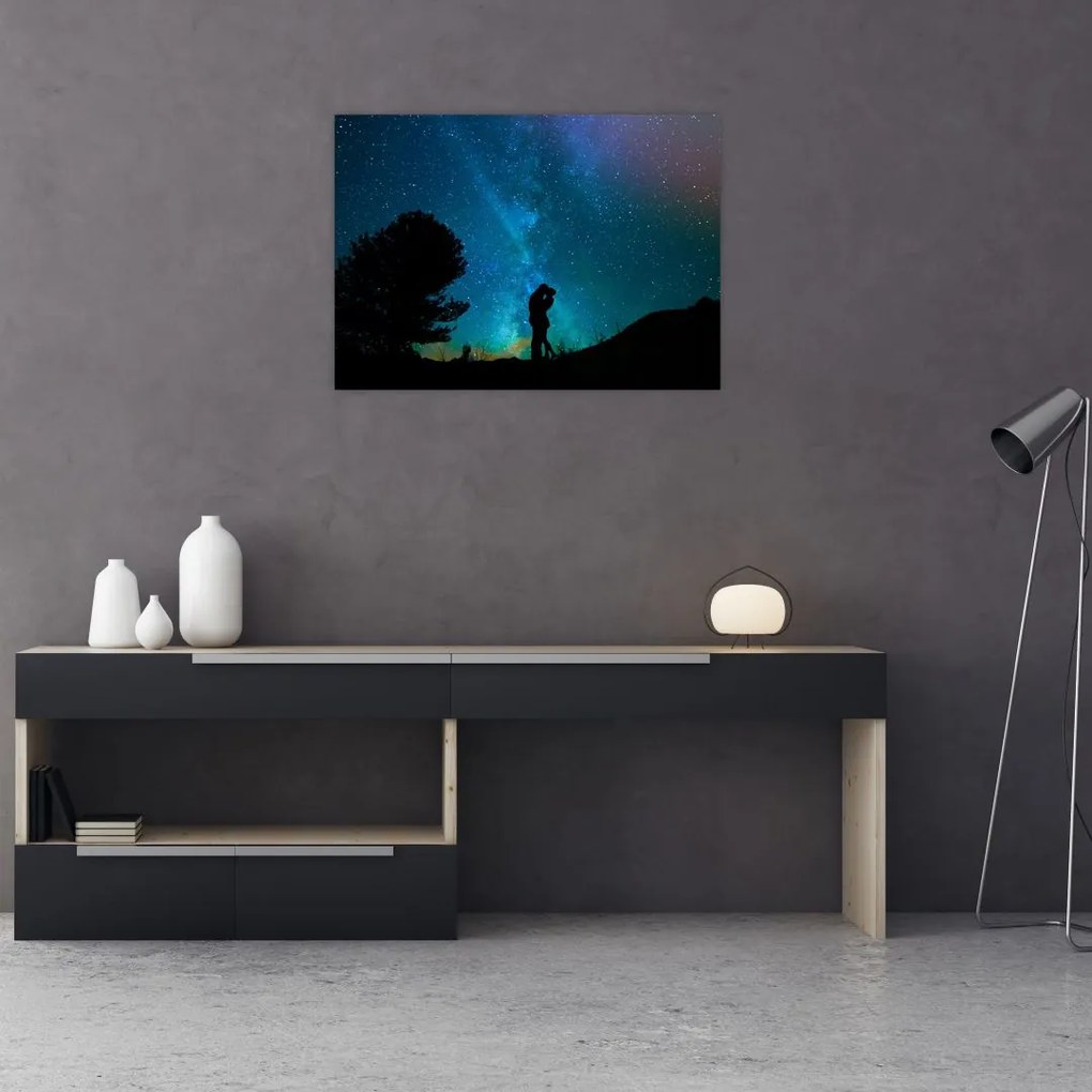 Obraz - Spotkanie pod gwiazdami (70x50 cm)
