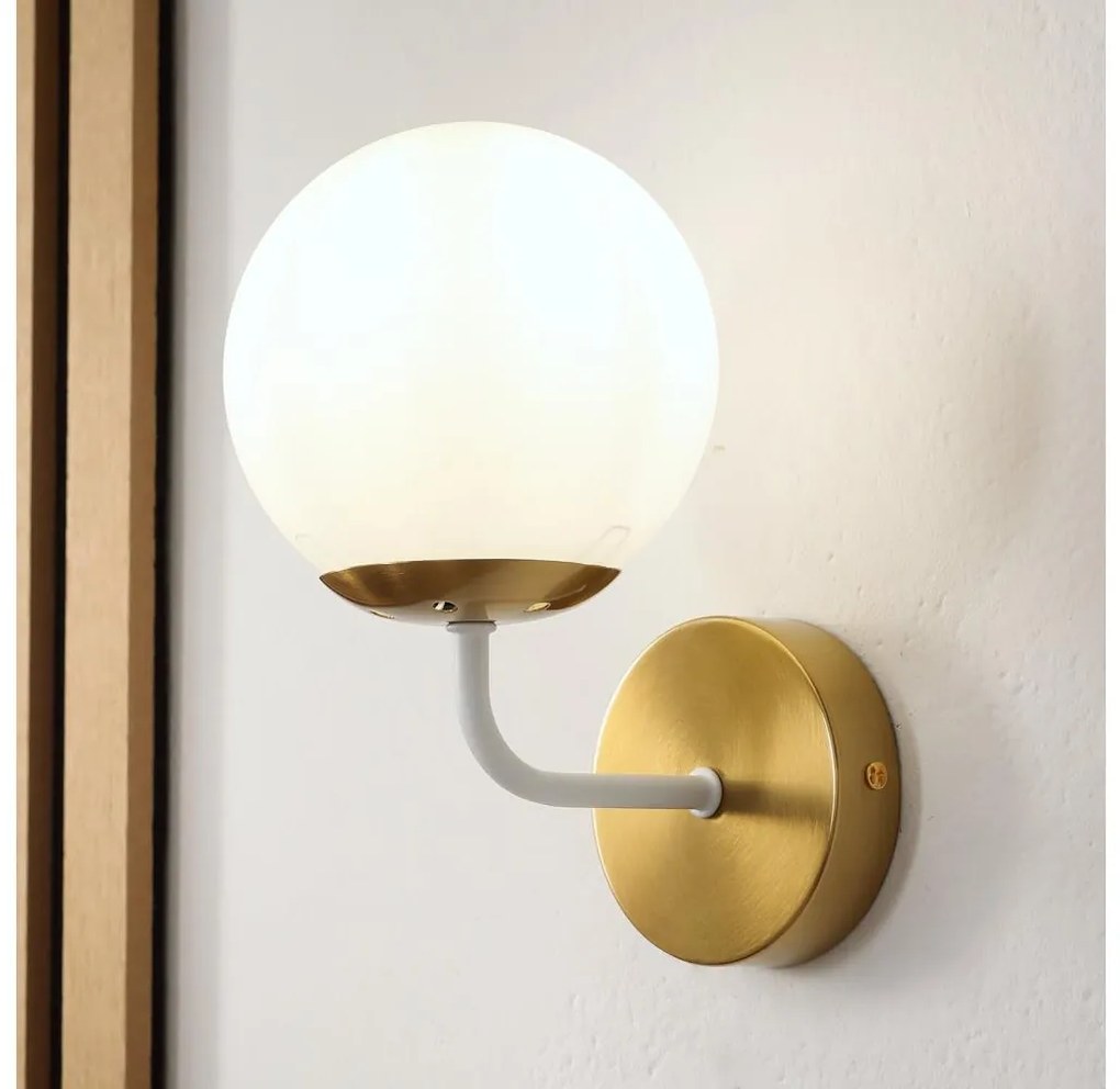 Brilagi - Kinkiet MALIVA 1xE14/15W/230V złoty/biały