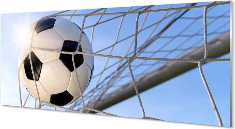 Szklany Panel Siatkówka pod Błękitnym Niebem