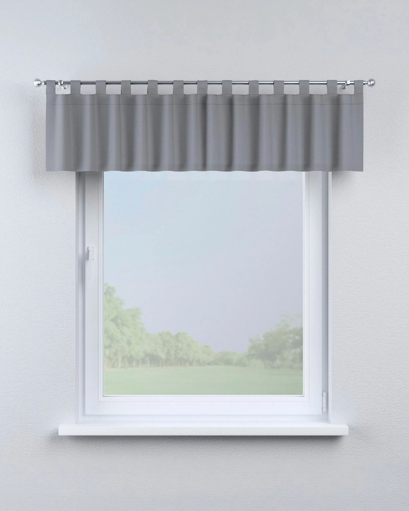 Lambrekin na szelkach kolor szary