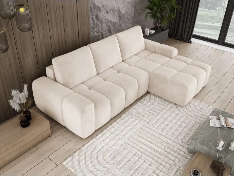 Narożnik MAILO funkcja spania DL z pojemnikiem SALVADOR 01 WERSAL