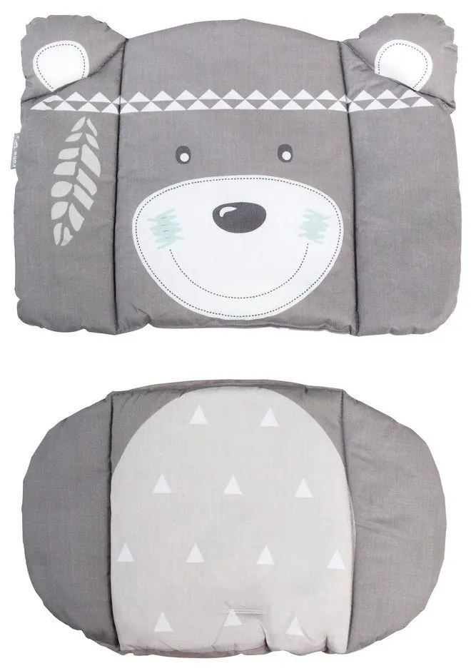 Szara wkładka do krzesełka do karmienia Indibär – Roba