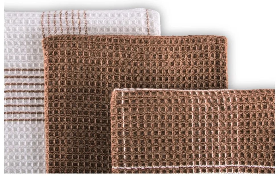 Ścierki zestaw 3 szt. 50x76 cm Duo Waffle – ZicZac