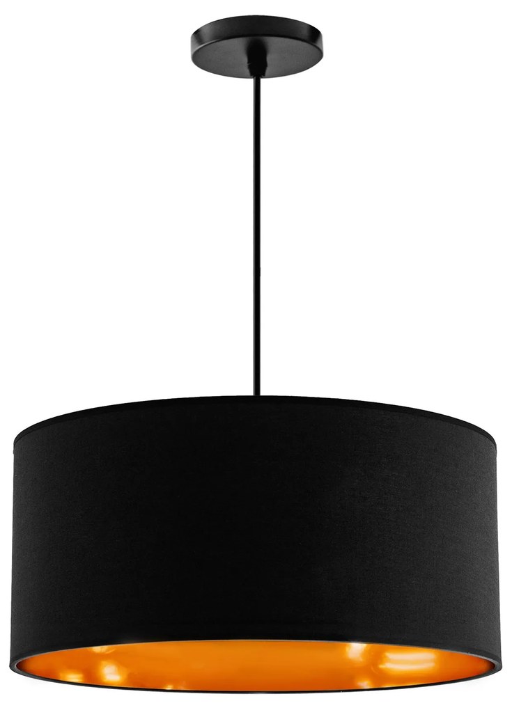 Lampa Wisząca  40cm APP620-1CP Czarna