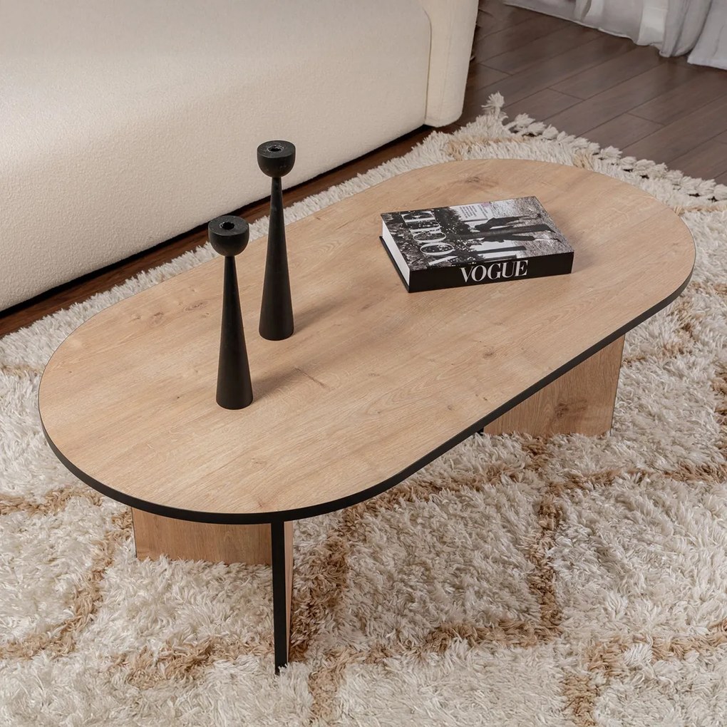 Stolik kawowy Sable Sapphire Oak Black