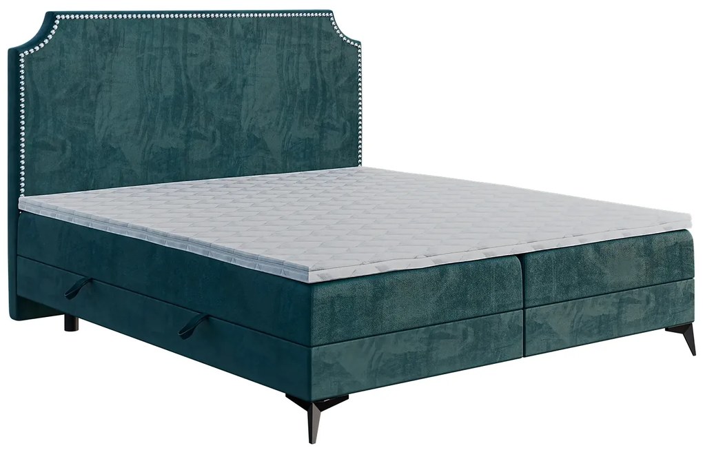 Kontynentalne łóżko boxspring 160x200 Selene - 32 kolory