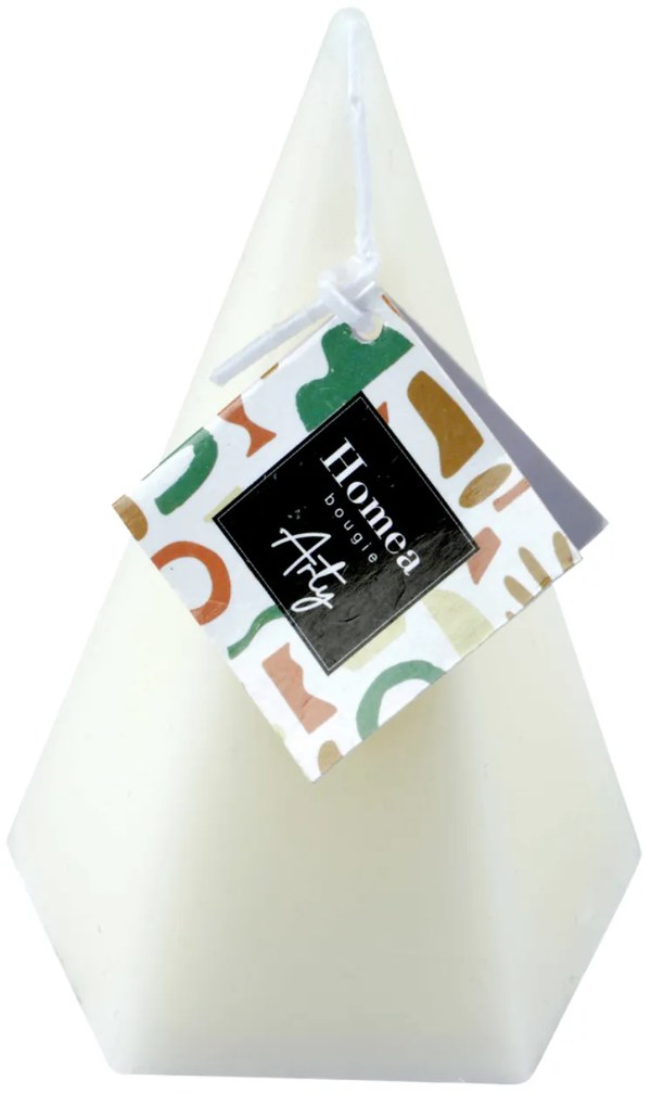 Świeca ozdobna w kształcie piramidki ARTY