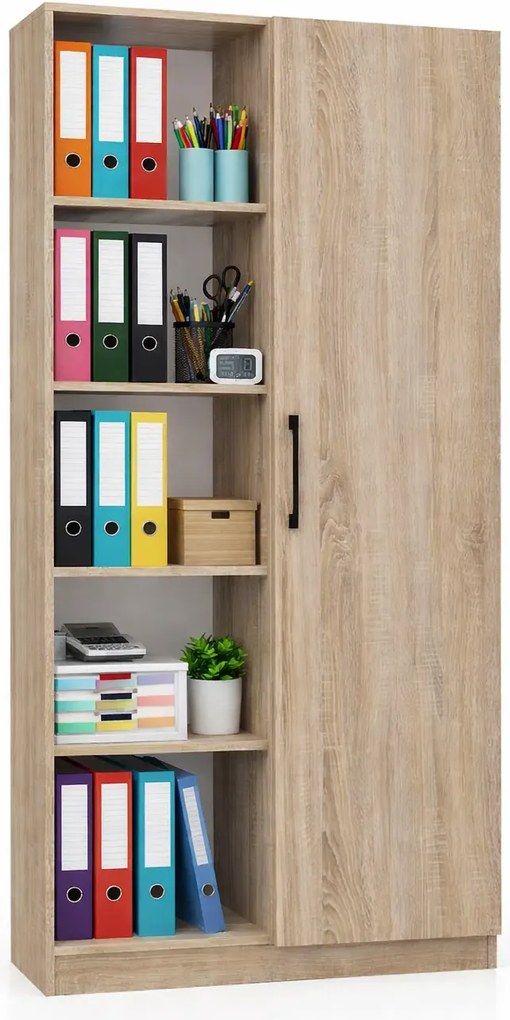 Regał Półotwarty Nowoczesny Dąb Sonoma M2-W94