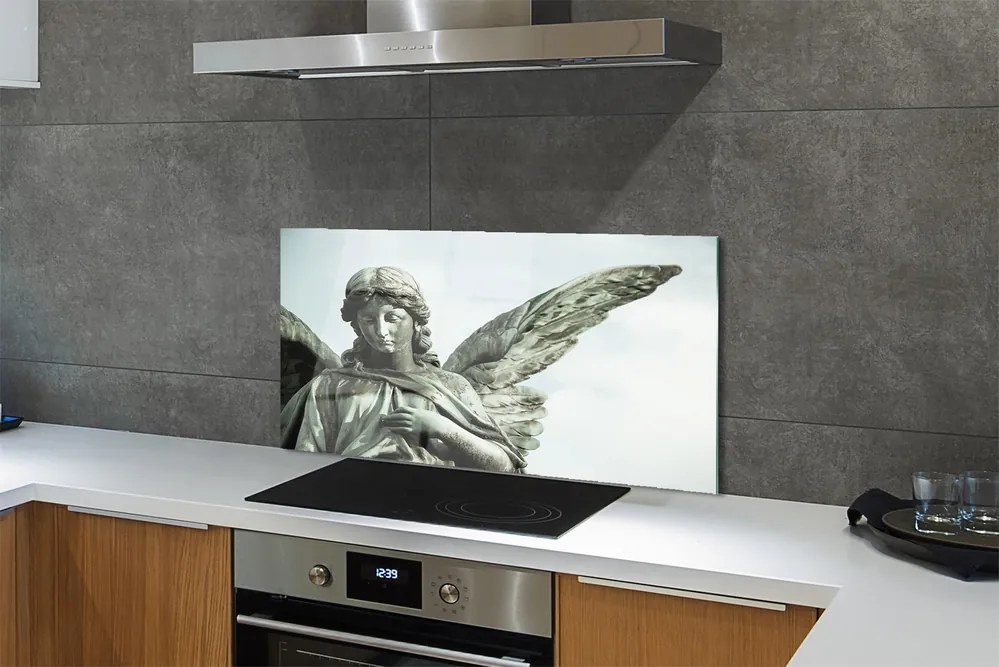 Panel Kuchenny Szklany Figura Anioła