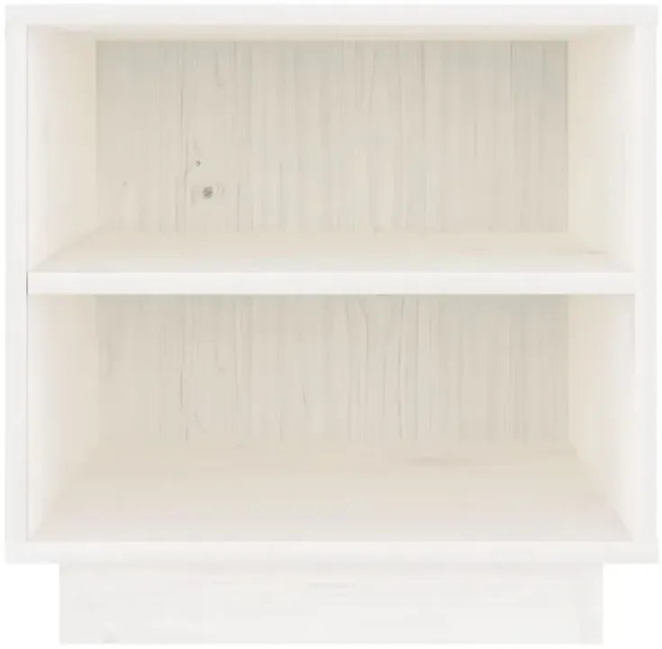 Biała drewniana szafka nocna D5-B87