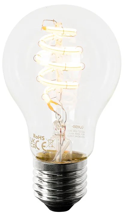 Zewnetrzna Inteligentna lampa ścienna zewnętrzna cynkowa IP44 z Wi-Fi A60 - Munich Rustykalny / Vintage Oswietlenie zewnetrzne