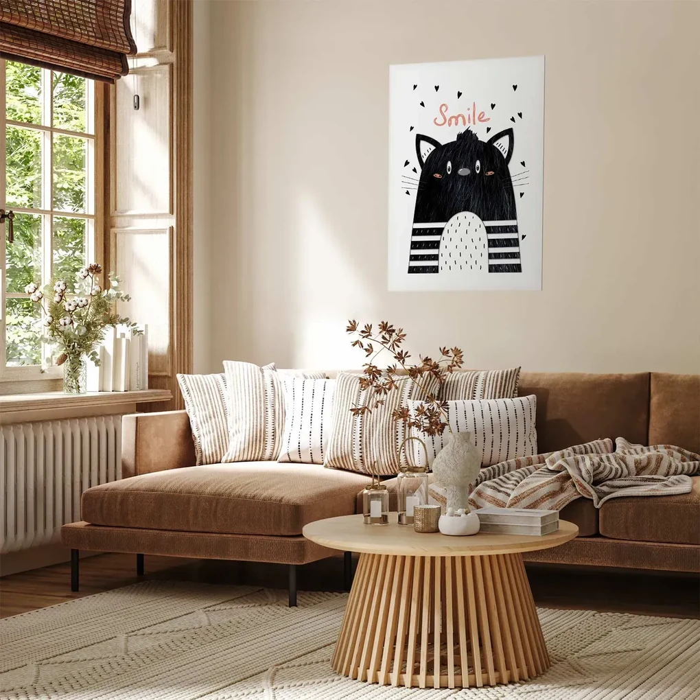 Plakat Smile 21x30 cm bez ramy z marginesem ARTGEIST B