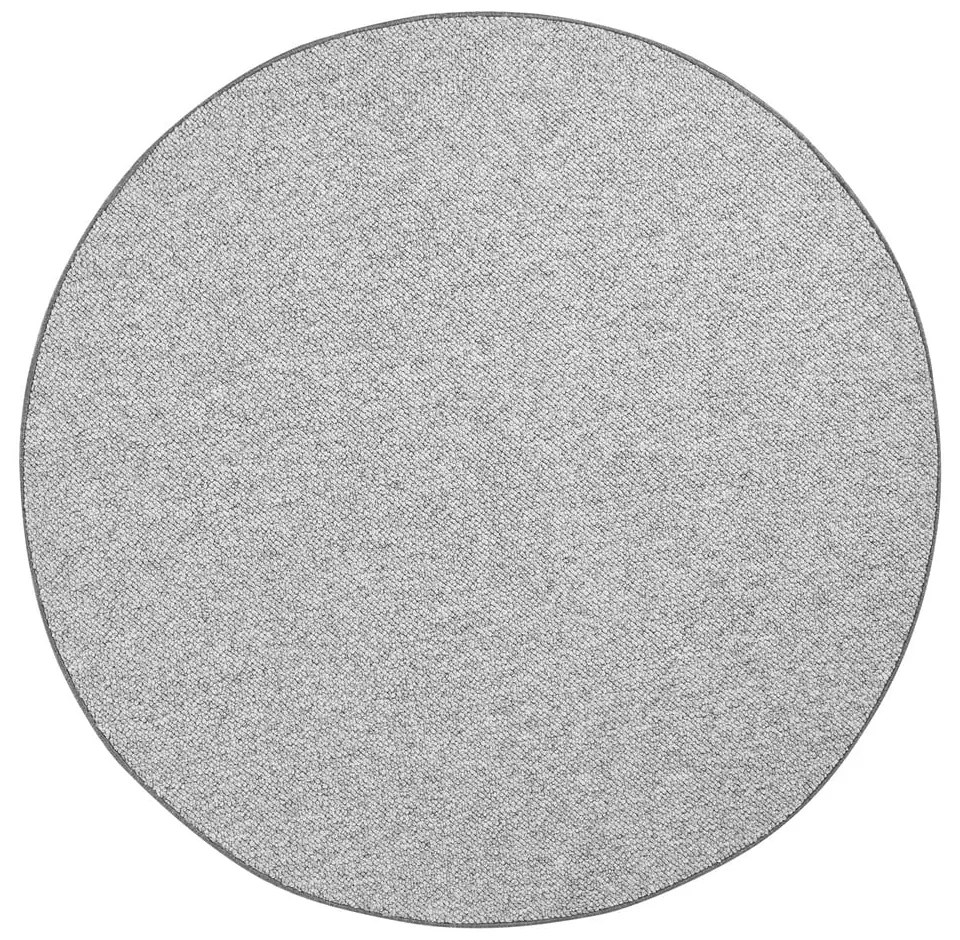 Szary okrągły dywan ø 133 cm Wolly – BT Carpet