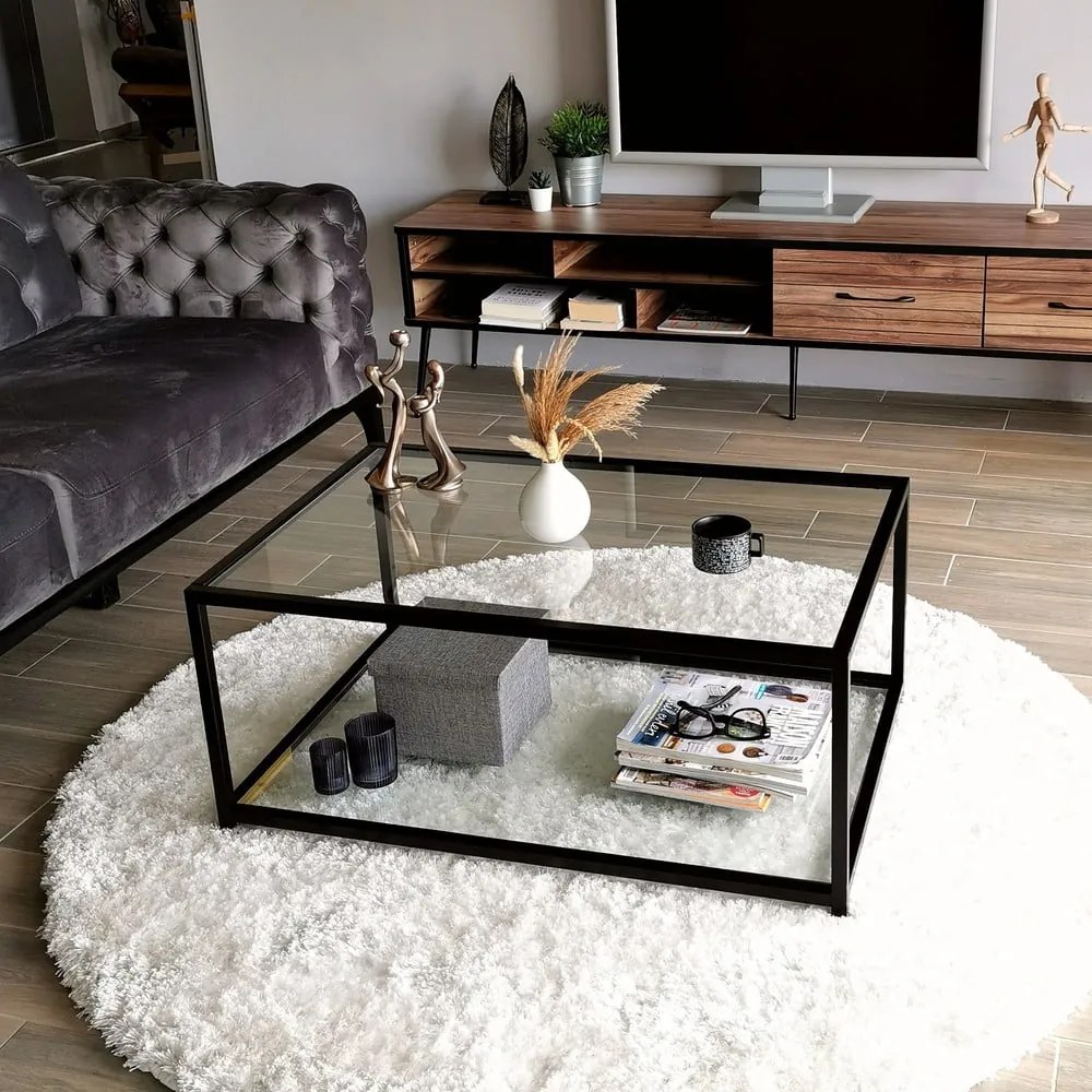 Czarny stolik 60x90 cm Astro – Neostill