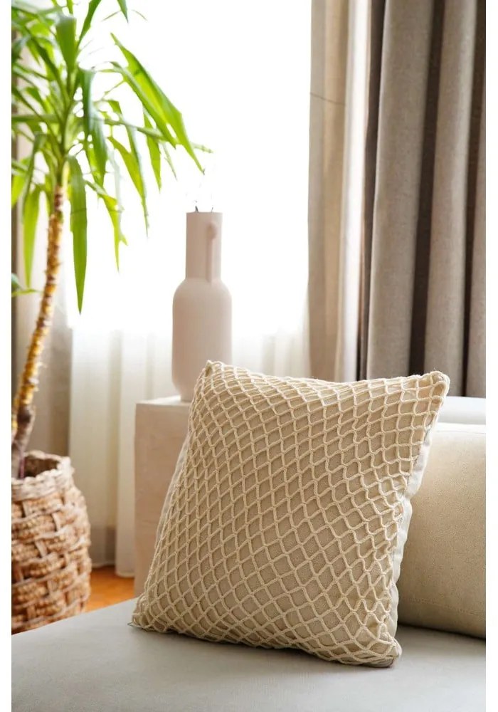 Bawełniana poszewka na poduszkę 43x43 cm Net – Mioli Decor