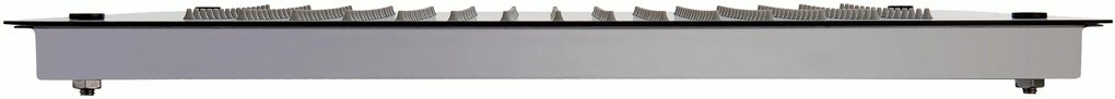 Deszczownica sufitowa XXL kwadratowa DPG5005Super płaska w kolorze czarnym - 50 x 50 cm - montaż w suficie podwieszanym