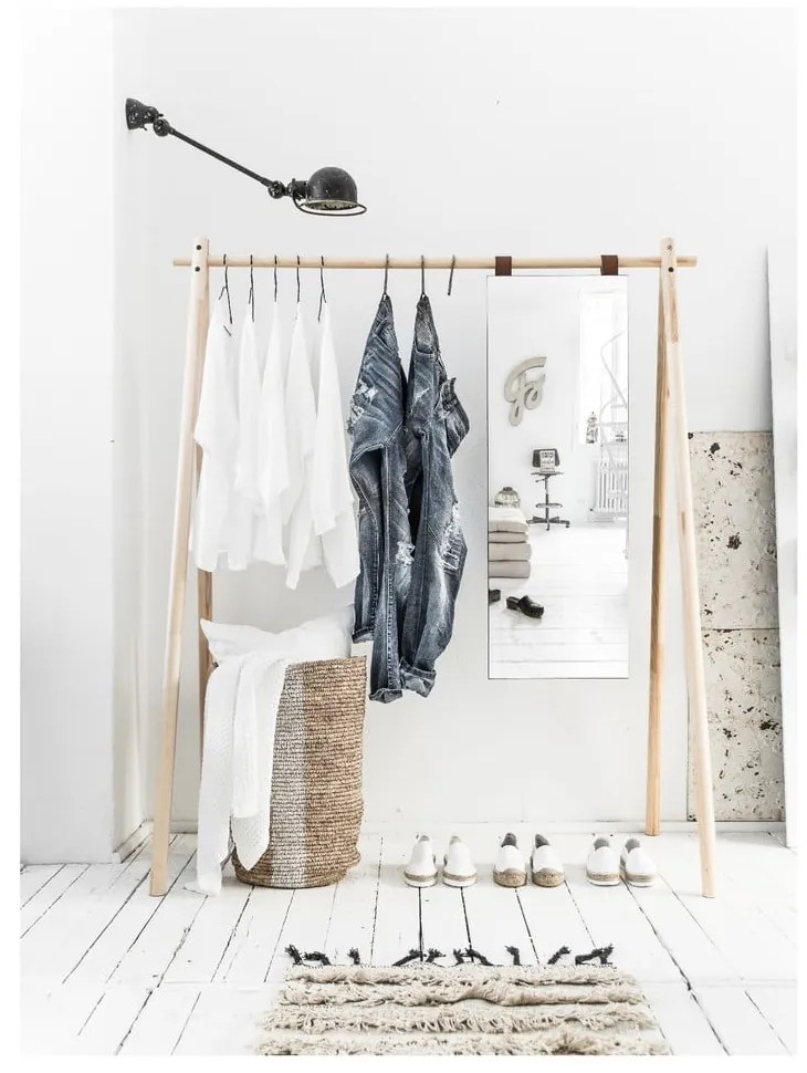 Wieszak z drewna sosnowego Karup Design Hongi Natural