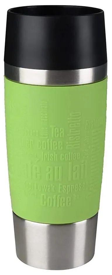 Tefal - Kubek podróżny 360 ml TRAVEL MUG stal nierdzewna/zielony