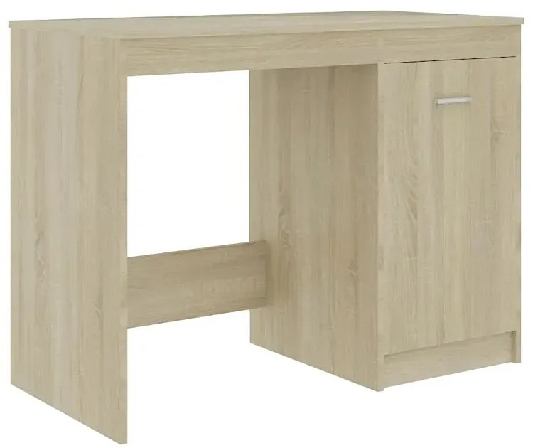 Funkcjonalne biurko w kolorze dąb sonoma - M005