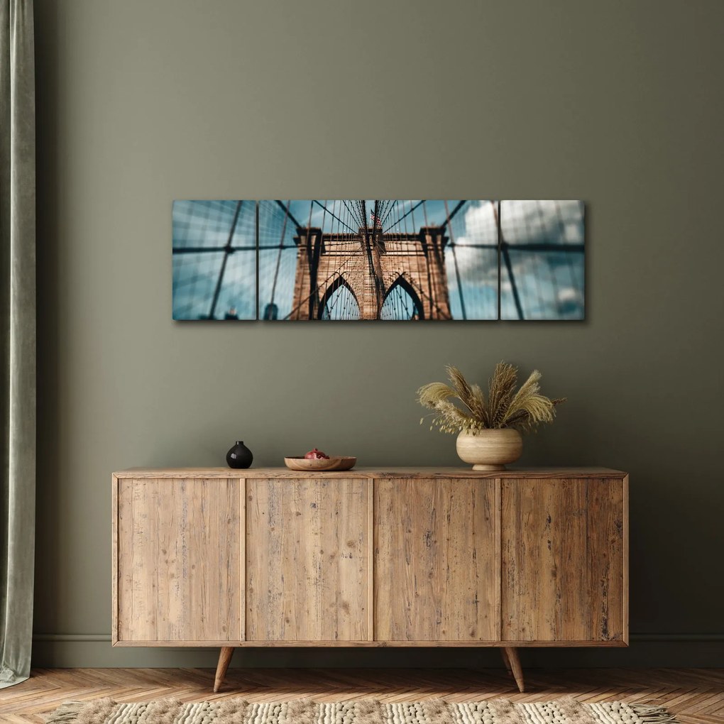 Obraz - Brooklyński most (170x50 cm)