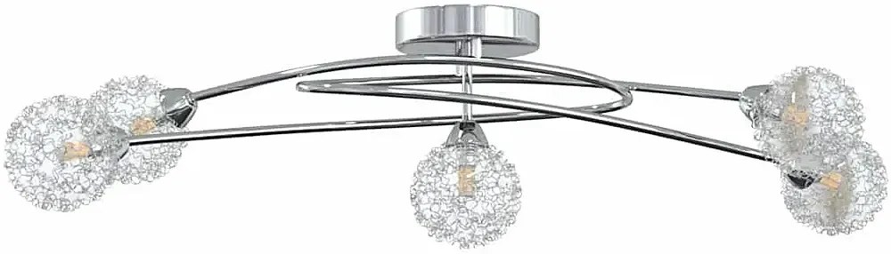 Lampa sufitowa z drucianymi kloszami E7-G10