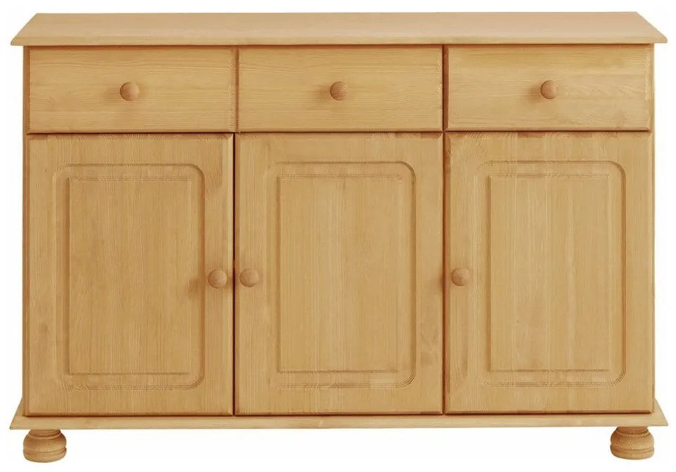Niska komoda z litego drewna sosnowego 116x76 cm Ella – Støraa