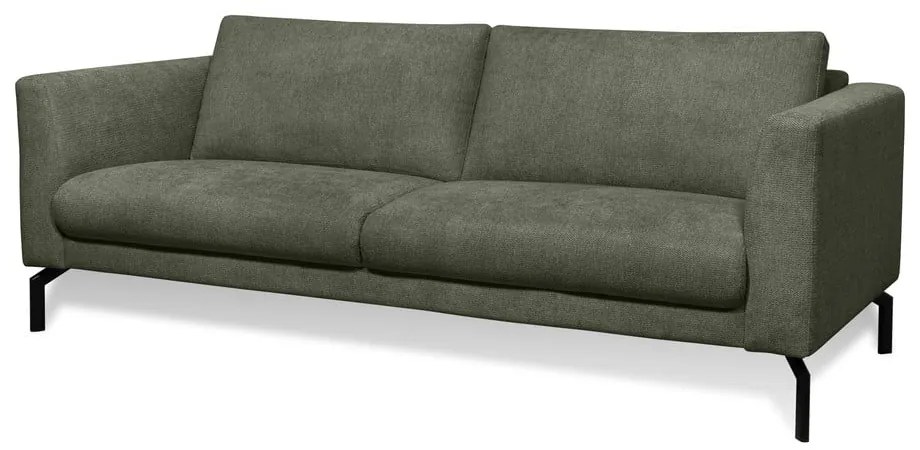 Ciemnozielona sofa 216 cm Gomero – Scandic