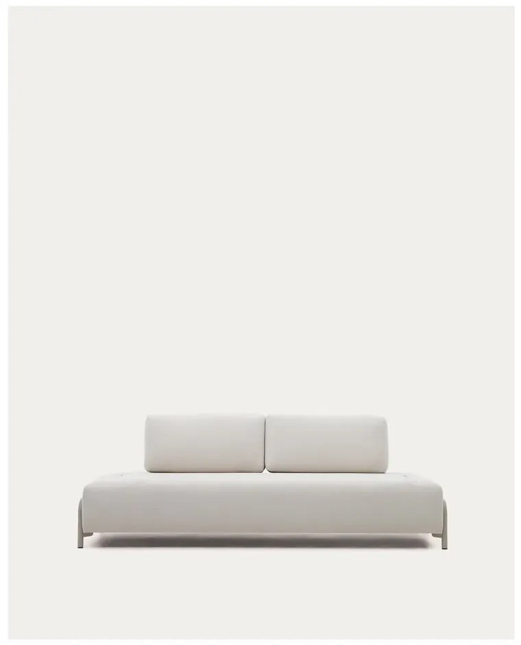 Beżowa sofa modułowa z tkaniny szenilowej 232 cm Compo – Kave Home