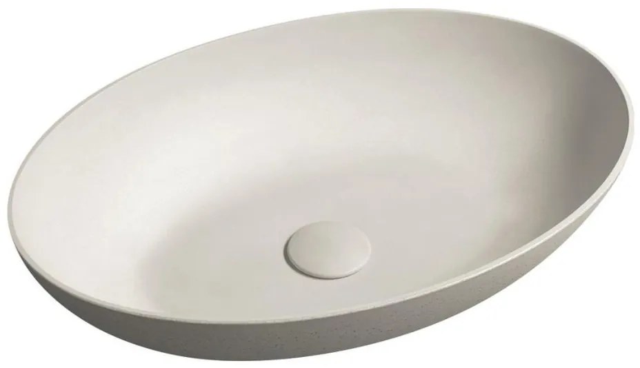 Sapho - Umywalka nablatowa FORMIGO 60x40 cm beton/beżowy